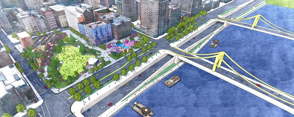 New greenspace rendering